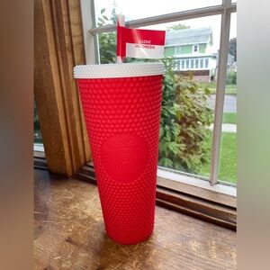 Starbucks I love Indonesia Red Studded Tumbler